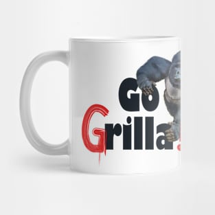 Funny Gorilla Go Grilla summer barbecue party gift Mug